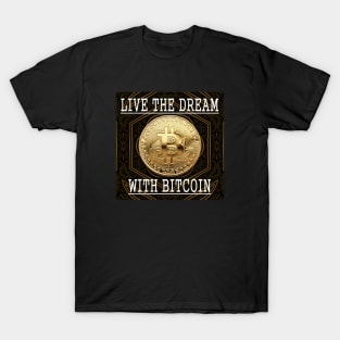 Bitcoin Gold Cryptocurrency Digital Assets T-Shirt